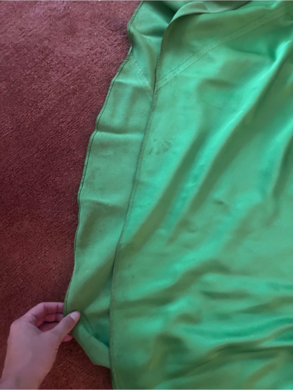 A.L.C. Lime Green Silk Halter Maxi Dress - Picture 4 of 6